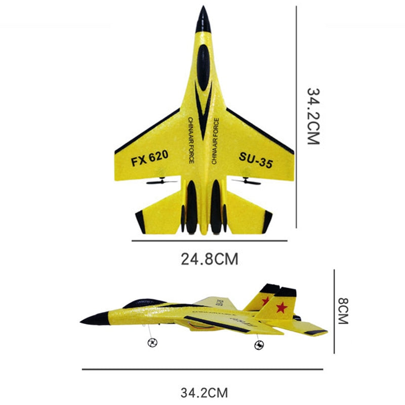 Avião Planador de Controle Remoto RC SU 35